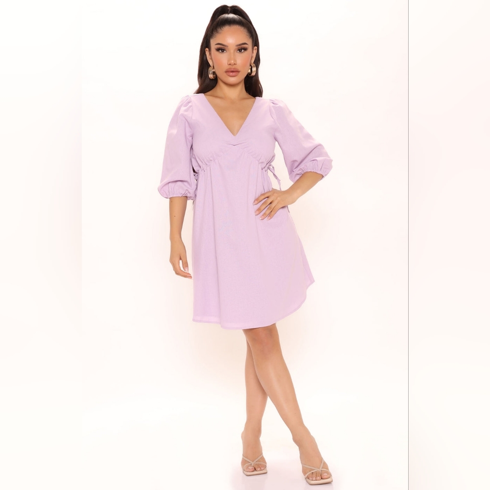 πππMINI DRESS- LAVENDER XS - Picture 2 of 8